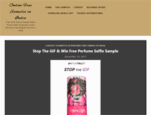 Tablet Screenshot of freeindiasample.com